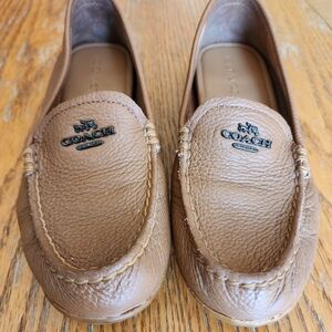 1HR SALE Coach Mary Lock Up Leather Loafers